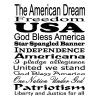 8 1/2 x 11 The American Dream Scroll Plaque